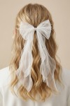 Haarklammer Mädchen Österreich, Tüll-Schleife Haarschmuck, Erstkommunion Accessoires, festliche Frisuren Mädchen, Hochzeits-Haarschmuck Kinder, eleganter Haarschmuck Österreich, Schleifen-Haarspange, Festtags-Accessoires Mädchen