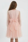 Holly Apricot Kleid Seitenansicht 2