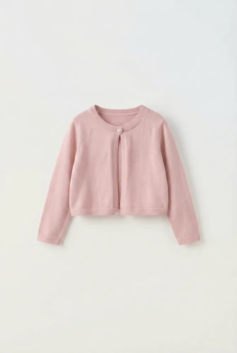 Elegantes Mädchen Bolero Malena – Festliches Bolerojäckchen in zartem Rosa