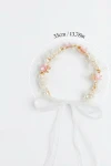 Mädchen Haarband rosa Universalgröße, Kinder-Haarband Festmode, elastisches Haarband Mädchen, zoyafashion