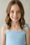 trägerkleid mädchen hellblau, blumenmädchenkleid, kinderkleid geburtstag