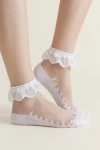 rüschensocken mädchen weiß, festliche söckchen