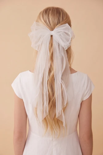 Elegante Tüll-Schleifen-Haarklammer für Mädchen – Festlicher Haarschmuck für besondere Anlässe