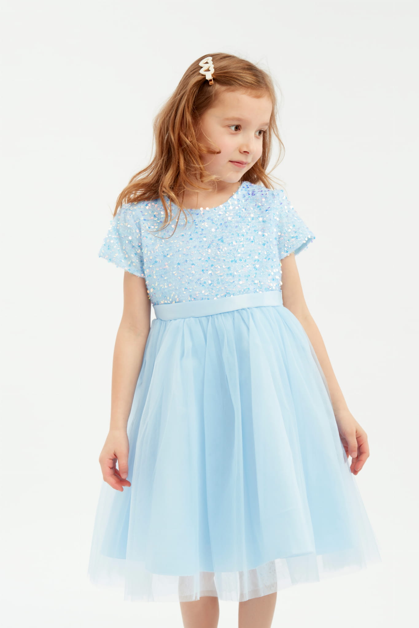 Blumenm dchen Kleid Elisa Blau Zoyafashion at