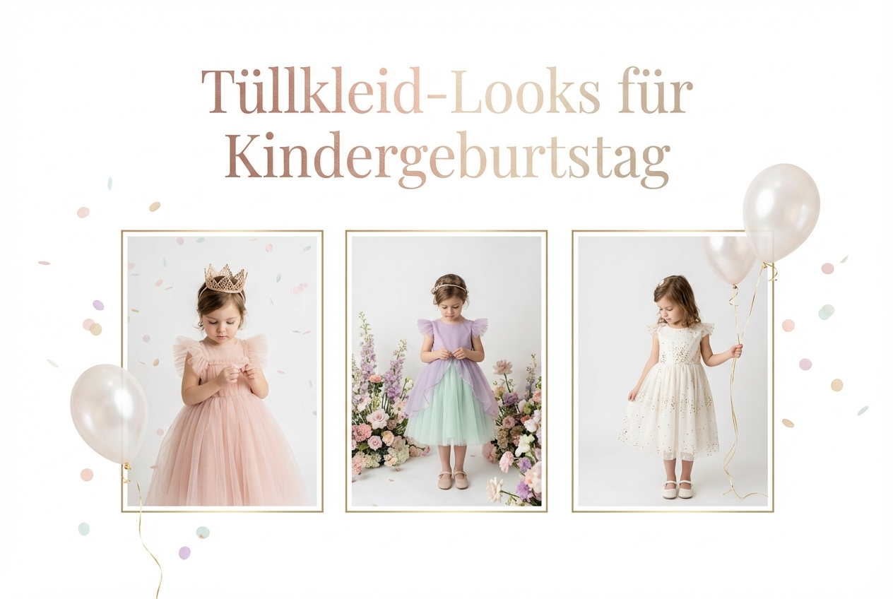 Tüllkleid-Looks zum Kindergeburtstag: So feiert deine Kleine wie eine Prinzessin
